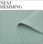 NICETOWN Modern Blackout Curtains Noise Reducing, Seafoam, 2 Panels, W42 x L54, Thermal Insulated and Privacy Room Darkening Drape Panels for Boy's Guest Room Door Small Short Window