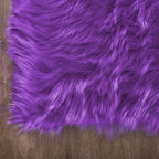 Latepis Fluffy Rug for Bedroom 2x4 Purple Shag Rugs Washable Faux Fur Sheepskin Rug Living Room Carpet Fuzzy Shaggy Rugs for Dorm Chair Cute Home Décor