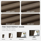 Joydeco Blackout Curtains 108 Inch Length 2 Panels Set, Thermal Insulated Long Curtains& Drapes 2 Burg, Room Darkening Grommet Drapes for Living Room Bedroom Window (W52 x L108 Inch, Khaki)