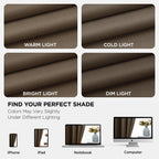 Joydeco Blackout Curtains 45 Inch Length 2 Panels Set, Thermal Insulated Long Curtains& Drapes 2 Burg, Room Darkening Grommet Drapes for Living Room Bedroom Window (W52 x L45 Inch, Khaki)
