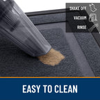 OLANLY Front Door Mat Outside 33x21, All-Season Heavy-Duty Rubber Doormat