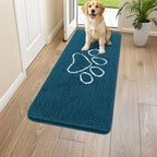 Smiry Dog Door Mat for Muddy Paws, Absorbent Non Slip Dirt Trapper, 47x24