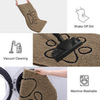 Smiry Dog Door Mat for Muddy Paws, Absorbent Non Slip Dirt Trapper, 47x32