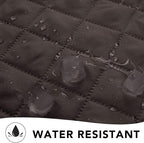 PureFit Reversible Quilted Sofa Cover, Water Resistant Medium Slipcover Furniture Protector, Washable Couch Cover with Non Slip Foam and Elastic Straps for Kids, Dogs, Pets (Loveseat, Chocolate/Beige)