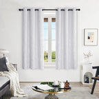 Deconovo Living Room Curtains 54 Inches Long, Blackout Curtains for Bedroom