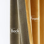 MIULEE Velvet Curtains 2 Panels Luxury Blackout Curtains for Bedroom Living Room Thermal Insulated Fall Decor Super Soft Window Drapes Rod Pocket & Back Tab, Mustard Yellow, 52 x 72 Inch