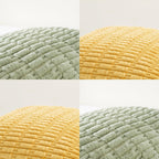 Fancy Homi 4 Packs Decorative Throw Pillow Covers for Living Room Couch Bed, Modern Farmhouse Boho Home Décor Accent Cushion Case, 20" x 12", Yellow Green Series