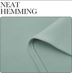 NICETOWN Curtains for Living Room 2 Panels, Rod Pocket Thermal Drapes for Bedroom, Room Darkning Fresh Shading Blinds Modern Home Decoration for Girls, W42 x L63 in per Panel, Seafoam Green
