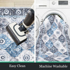 HEBE Hallway Runner Rug 2'x5', Washable Non Slip Kitchen Rug Runner