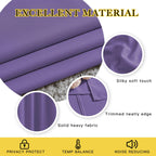 NICETOWN Blackout Lilac Purple Curtains for Sliding Glass Door 2 Panels - Thermal Insulated Grommet Room Darkening Window Drapes Sound Reducing Room Dividers for Living Room (2 Panels, W66 x L84)