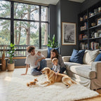 Rugs for Living Room 6x9, Alfombras para Salas Shag Large Plush Soft Area Rug, Shaggy Carpets for Bedroom, Kids Boys Girls Home Decor Aesthetic(Cream, 6 x 9)