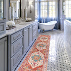 Yamaziot Washable Runner Rug, 2x8 Non-Slip Boho Vintage Hallway Kitchen Rug