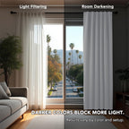 Deconovo Blackout Curtains for Bedroom, Living Room Curtains 72 Inches Long