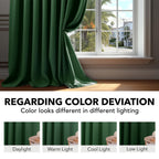 Deconovo Blackout Curtains for Bedroom, Living Room Curtains 54 Inches Long