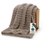 Bedsure Soft Light Brown Throw Blanket for Couch Decor Gifts 50"x70"