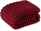 Bedsure GentleSoft Red Twin Blanket for Bed - Cozy Soft Blankets for Women, Cute Large Throws for Girls, 66x90 Inches