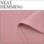 NICETOWN 2 Panels Blackout Curtains, Rod Pocket Window Curtains Room Darkning Drapes for Bedroom/Living Room, Thermal Insulated Solid Draperies for Home Office/Study, 62 by 72-Inch, Rouge Pink
