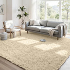 4x6 Area Rugs for Living Room Rug: Soft Fluffy Shag Beige Rugs for Bedroom, Non-Slip Large Fuzzy Plush Rug Indoor Floor Carpet for Nursery Kids Boys Girls Room, Dorms, Playroom, Modern Home Decor