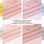 NICETOWN Light Pink Sheer Curtains 96 inches Long, Grommet Voile Sheer Textured Airy & Lightweight Curtains & Drapes Light Filtering for Bedroom/Living Room, W54 x L96, 2 Panels