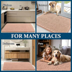 OLANLY Dog Door Mat for Muddy Paws 70x32, Super Absorbent Chenille Mud Mat