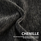 Couch Cover for Dogs, Boho Sofa Covers for 2 Cushion Couch, Chenille Sofa Slipcover for Pets Washable, L-Shape Sectional Couch Cover Soft Throw Blankets with Tassels(71x102,Charcoal Grey)