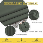 NICETOWN Blackout Curtains and Drapes for Living Room - Thermal Insulated Solid Grommet Top Blackout Panels/Draperies for Kid's Room/Bedroom (Dark Mallard, 1 Pair, 80 x 84 Inch)