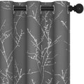 Deconovo Living Room Curtains 72 Inches Long, Blackout Curtains for Bedroom