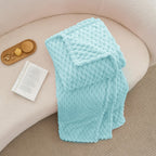 BEDELITE Cloud Blue Twin Blanket for Couch, Soft Cozy Gift for Women, 60*80