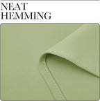 NICETOWN Curtains for Bedroom, Green Nursery Curtains Thermal Insulated, Grommet Top Blackout Drapes for Son's Room Privacy (Sage Green, 1 Pair, 42 x 63 inches)