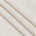 Nanspring 30 Inch Long Beige Curtains for Kitchen Linen Blend Farmhouse Decor Semi Sheer Light Filtering Back Tab and Rod Pocket Short Curtain for Bathroom Small Window 30 x 30 Inch, 2 Panels