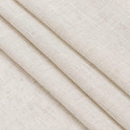 Nanspring Beige Curtains for Kitchen Windows Over Sink 36 inch Length Rustic Farmhouse Linen Blend Semi Sheer Curtains Back Tab and Rod Pocket Small Window Curtain for Cafe 30 x 36 Inch,2 Panels