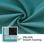 SimpleHome Blackout Curtains Ombre for Living Room,Room Darkening Teal Curtains Set of 2 Panels Thermal Insulated Bedroom Curtains，52 x 84 Inch