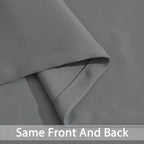 Yakamok Grey Room Darkening Curtains 84 inch Gray Sliding Door Drapes