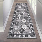 HEBE Hallway Runner Rug 2'x6', Washable Non Slip Kitchen Rug Runner