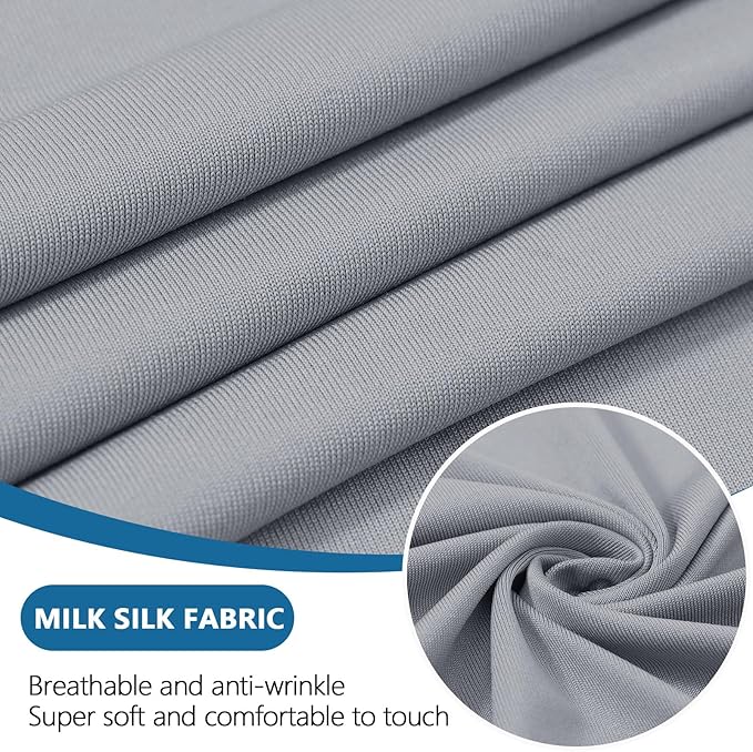 hyha Milk Silk Couch Cushion Covers, Sofa Covers Washable for Cushion Couch
