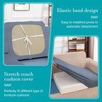 14 Piece Outdoor Cushion Covers, Patio Sofa Cushion Covers, Stretch Fit