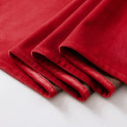 MIULEE Velvet Curtains Christmas Red 52 x 72 Inch Length Set of 2