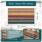 Othilic 3x5 Ombre Entry Rug - Washable Indoor Outdoor Mats for Front Door