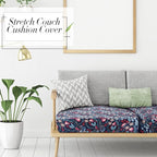 Newwiee 8Pcs Patio Cushion Covers Stretch Outdoor Cushion Cover Replacement for Patio Furniture Sofa Couch Slipcovers, Soft Flexibility Washable Furniture Protector(Paisley,Retro Color)