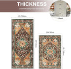 Yamaziot Washable Runner Rug Set of 2, Non-Slip Boho Hallway Kitchen Rug