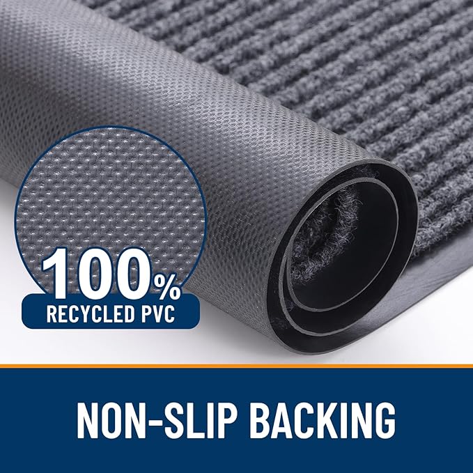OLANLY Front Door Mat 47x17, Waterproof Heavy-Duty Indoor Outdoor Doormat