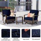 DREAHOTEXTIL 14Pcs Outdoor Cushion Covers, Elastic Patio Cushion Covers