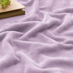 BEDELITE Fleece Blankets Queen Size Lilac Throw Blankets for Bed, Luxury Plush Cozy Fuzzy Blanket 90x90 inches, Super Soft Warm Lightweight Throw Blanket All Seasons Suitable