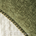 MIULEE Decorative Couch Throw Pillow Covers 20x20 Inch Olive Green 2 Pack