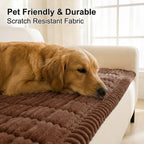 Smiry Couch Cover for Dogs, Non Slip Washable Sofa Protector for Pets