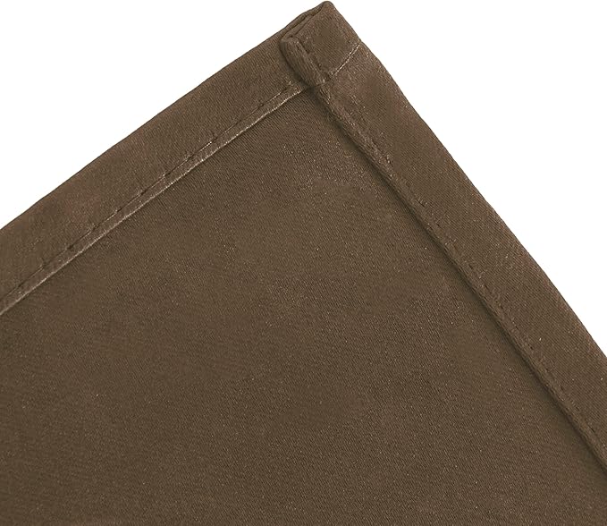 LEMOMO Blackout Curtains 52 x 84 inches Long Brown Curtains Set of 2 Panels Thermal Insulated Room Darkening Curtains for Bedroom
