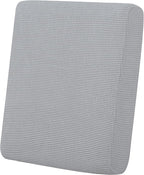Easy-Going Stretch Chair Cushion Cover Sofa Cushion Furniture Protector Sofa Seat Sofa Slipcover Sofa Cover Soft Flexibility with Elastic Bottom(Chair Cushion, Silver Gray)