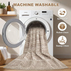 Nakagishi Boho 10x14 Area Rug Living Room Rugs Machine Washable Dark Brown