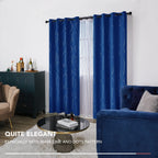 Deconovo Living Room Curtains 84 Inches Long, Blackout Curtains for Bedroom