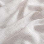 MIULEE White Linen Curtains 90 Inch Length 2 Panels for Bedroom Living Room, Soft Thick Linen Textured Natural Window Drapes Semi Sheer Light Filtering Back Tab Rod Pocket Burlap Look Decor, W37xL90